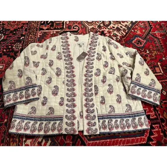 NWT J. Jill Quilted Jacket Size 2XL - Picture 1 of 7